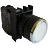 Emas Valdymo mygtukas baltas 22mm 4A 250V AC (T0-B100DB)