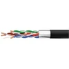 Emos Kabelis F/UTP CAT5e 24AWG (juodas, lauko salygoms), viengyslis, varinis, Eca