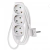Emos Ilgiklis 3 lizdų 1.5m su įžeminimu (baltas) 1.5mm²