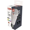 „Emos GoSmart“ LED lemputė A65 / E27 / 14 W (94 W) / 1400 lm / RGB / reguliuojamas šviesos srautas / „Zigbee“ / ZQZ516R