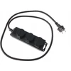 Emos Ilgiklis 1 lizdo 10m su įžeminimu 3x1.5 mm² IP44 su gumine izoliacija, juodas
