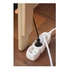 Emos Ilgiklis 3 lizdų 3.0m su įžeminimu (baltas) 1.5mm²