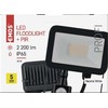 Emos prožektorius LED prožektorius Emos Profi PIR ZS2722 20W 2200lm 4000K IP65 PIR judesio jutiklis juodas