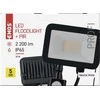 „Emos Floodlight“ LED prožektorius Profi PIR ZS2722 20W 2200lm 4000K IP65 PIR judesio jutiklis juodas