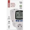 „Emos“ skaitmeninis vatmetro energijos matuoklis 230V 16A lizdui 5-3680W Emos P5805 baltas