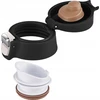 Emsa TRAVEL MUG light thermal mug (juodas (matt), 0.4 liters, flip lid)