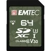 Atminties kortelė „Emtec SD 64GB UHS-I U3 V30“ lauko atmintis