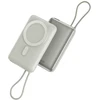Energea PowerBank Bazic Fusion Mag 10000mAh MagSafe Cable USB-C pilkos spalvos