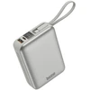 Energea PowerBank 4in1 Bazic Fusion Mini 20000mAh cable USB-C/Lightning pilkos spalvos