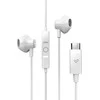 Ausinės Energy Sistem su laidu Earphones | EasyPods Type C | Su mikrofonu | USB-C | Snow