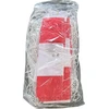 Enero Futbolo vartų tinklas 300x160x90 cm balta-raudona