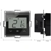 Carruzzo ENGO Controls E55-B – Internetowy, potinkinis regulator temperatury do ramki 55×55, Wi-F
