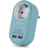ENTAC Entac EPAG-1EE-2USB-B maitinimo kištukų adapteris F tipo Mėlyna