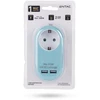 ENTAC Entac EPAG-1EE-2USB-B maitinimo kištukų adapteris F tipo Mėlyna