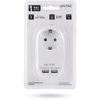 ENTAC Entac EPAG-1EE-2USB-W maitinimo kištukų adapteris F tipo Baltas