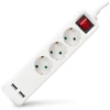ENTAC Entac ESE1.5G3-1.5-SW-USB rozgałęziacz 1,5 m 3 x gniazdo jungiama į tinklą Wewnętrzna Baltas