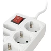 ENTAC Entac ESE1.5G3X4-1.5-SW rozgałęziacz 1,5 m 7 x gniazdo jungiama į tinklą Wewnętrzna Baltas