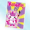 Epee Meno projektas – kawaii plakatai – kūrybinis rinkinys su elektroniniu aerografu