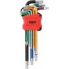 EPM KOMPLET KLUCZY TORX Raudonas LINE 9 SZT. (1 KPL)