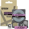 Epson Epson LabelWorks LK-4UBP - Juodas auf Violett - Rolle (1,2 cm x 8 m) 1 Kassette(n) Hangebox - Bandkassette - fur LabelWorks LW-C410, LW-C610