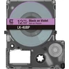 Epson Epson LabelWorks LK-4UBP - Juodas auf Violett - Rolle (1,2 cm x 8 m) 1 Kassette(n) Hangebox - Bandkassette - fur LabelWorks LW-C410, LW-C610