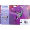 Epson Multipack 6 spalvų T0807 Claria fotografijos rašalo kasetė, Juodas, žydra, šviesiai žalsvai mėlyna, rausvai raudona, šviesiai purpurinė, geltona
