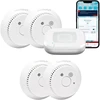 eQ-3 Homematic IP pradinis rinkinys dūmų jutiklis - dūmų jutiklis 4 patalpoms