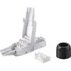Equip 121162 wtyczka RJ-45 juoda, balta