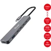 Equip 133500 knyginių kompiuterių dokas / jungčių replikatorius Vielinis USB 3.2 Gen 1 (3.1 Gen 1) Type-C Pilka