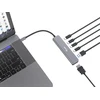 Equip 133500 knyginių kompiuterių dokas / jungčių replikatorius Vielinis USB 3.2 Gen 1 (3.1 Gen 1) Type-C Pilka