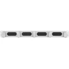 Equip 19'' Panel zarządzania kablami 5x plastikowe pierścienie plieno 1U RAL7035 (327321)