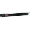Equip 19" Steckdosenleiste IEC C20->6xIEC C19+Switch Alu.