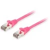 Equip Equip 606905 kabelis sieciowy Rožinė 3 m Cat6a S/FTP (S-STP)