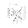 Laikiklis Equip Equip 650413 uchwyt do telewizorów 139,7 cm (55") Juodas
