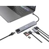 HUB USB Equip Equip Adapteris USB-C -> HDMI.GbE.3xUSB3.2 Gen1.SD/TF.PD 100W
