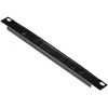 Equip Equip 10'' Kabeldurchführung mit Bürsteneinsatz, 1U juodas