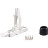 Equip Equip 121161 RJ-45 kištukas Juoda, balta