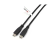 Equip Equip 128832 kabelis USB USB 2.0 0,3 m USB C Juodas