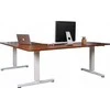 Equip Equip ERGO L-Form elekt. Schreibtischrahmen Sitz- Steh baltas