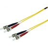 Equip Equip LWL Patchkabel ST- > ST 5.00m Singlemode Duplex OS2 Yel Polybeutel