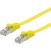 Equip Equip Patchkabel Cat6A U/FTP 2xRJ45 0.50m gelb Flach LSZH