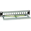 „Equip“ komutacinis skydelis 12x Cat6A 10 FTP 1HE „Keystone“ montažo programinė įranga