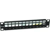„Equip“ komutacinis skydelis 12x Cat6A 10 FTP 1HE „Keystone“ montažo programinė įranga