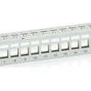 Equip Equip Patchpanel 24x Cat6 19'' FTP 1U Keystone montavimo pilka