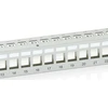 Equip Equip Patchpanel 24x Cat6 19'' FTP 1U Keystone montavimo pilka