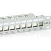 Equip Equip Patchpanel 24x Cat6 19'' FTP 1U Keystone montavimo pilka