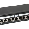Equip Patchpanel 24x RJ45 Cat6 19 FTP 1HE ISO/IEC juodas