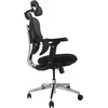 Biuro kėdė Equip Ergonomiczne krzesło biurowe Podparcia głowy/rąk SFS juoda lite Retail