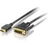 Equip Įrengti HDMI - DVI-D laidą 3 m juodas (119323)