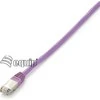 Equip Patricor Cat6A, S / FTP, 1m, rožinė (605650)